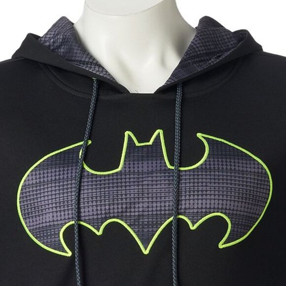 New! Batman Athletic Hoodie Sweatshirt DC Comics Superhero - Picture 3 of 3
